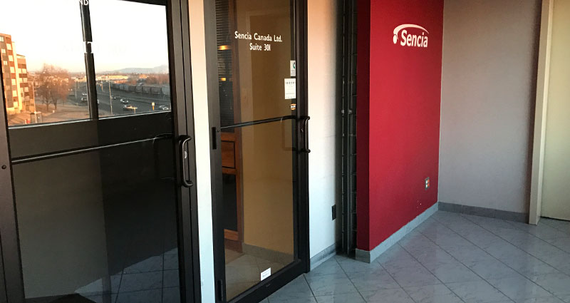 Sencia Office Entrance Door